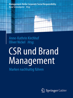 cover image of CSR und Brand Management